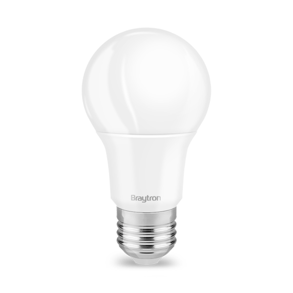 Braytron LED E27 9W Leuchtmittel Warmweiß 3000K, 806 Lumen, ersetzt 60 w, energiesparend, langlebig, 230V – Ansicht 2