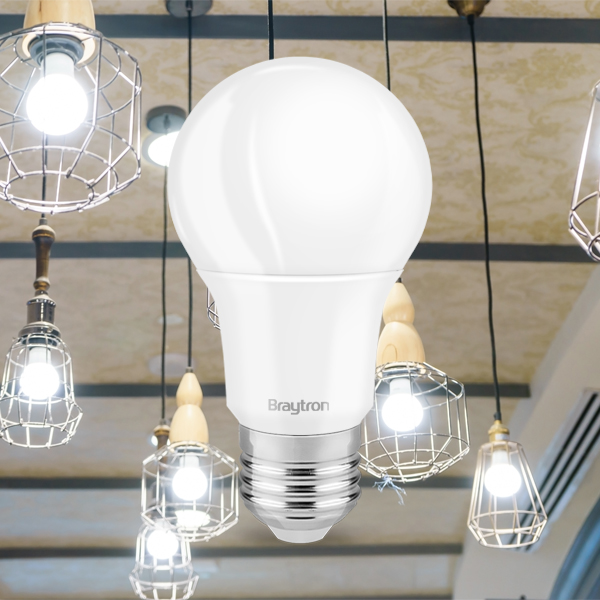 Braytron LED E27 9W Leuchtmittel Neutralweiß 4000K, 806 Lumen, ersetzt 60 w, energiesparend, langlebig, 230V – Ansicht 4