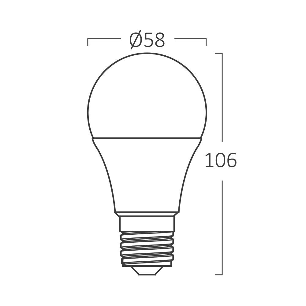 Braytron LED E27 9W Leuchtmittel Neutralweiß 4000K, 806 Lumen, ersetzt 60 w, energiesparend, langlebig, 230V – Ansicht 2