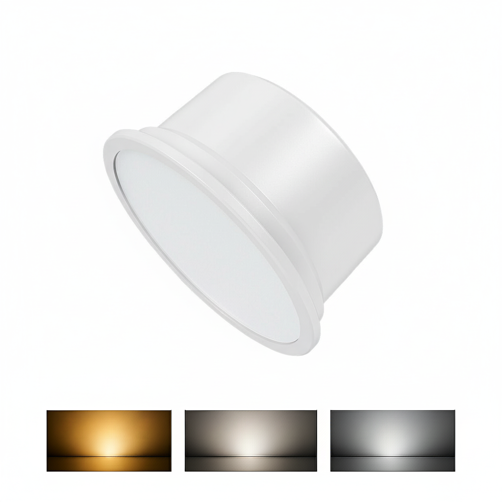 Module LED MR16 5W 230V – 3-en-1 CCT (3000K/4000K/6000K) – Spot plat Ø50mm – BA23-00580
