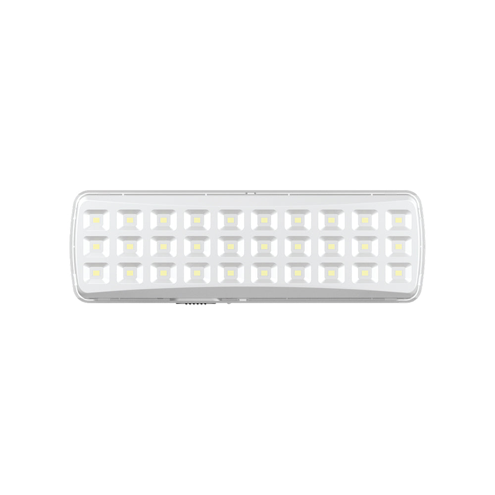 Braytron Notleuchte mit Akku Notbeleuchtung Akkubetrieb Licht für bis zu 5 Stunden 230V 60 SMD Led 230V Automatisches einschalten bei Stromausfall Notbeleuchtung mit Schalter Weiß 4 Watt – Ansicht 3