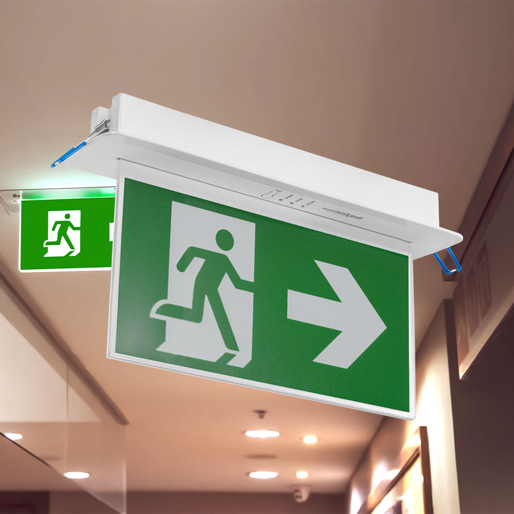 BRY-EXIT-LED-2W-RCS-IP20-WHT - LED Nooduitgangverlichting – BC14-01120