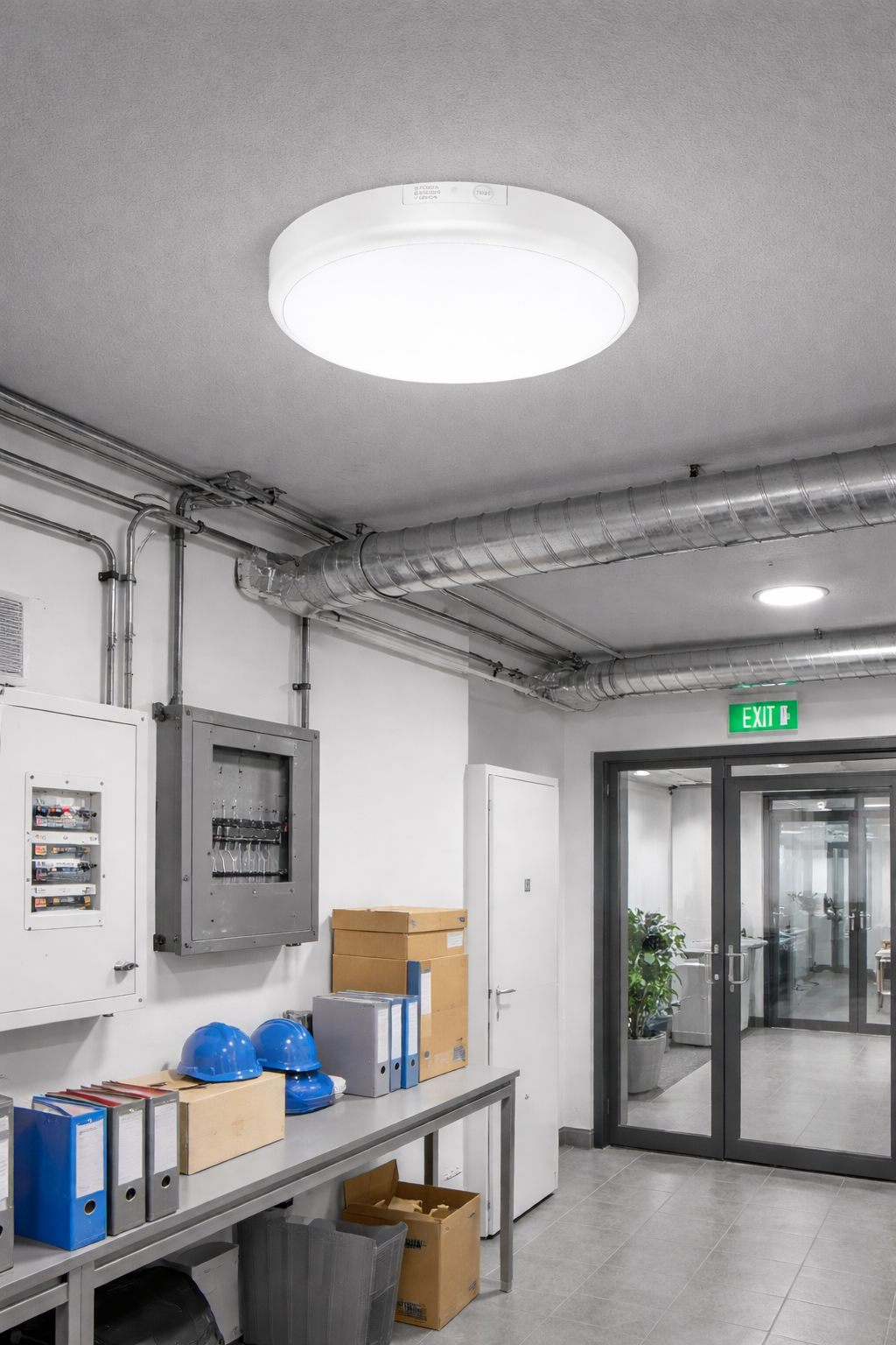 BRY-GRANDE-RND 20W LED plafondlamp 5-in-1 met sensor en noodlicht IP54 – BC15-00580