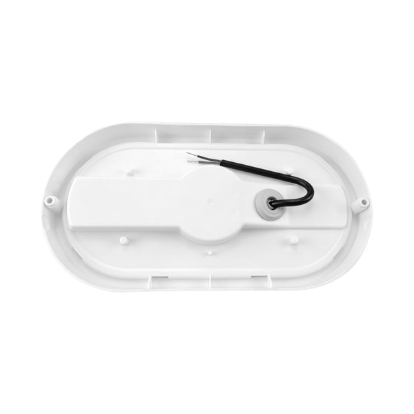 Braytron LED 18W Wandleuchte, Wandlicht, Deckenleuchte, Leuchte, Oval, Feuchtraumleuchte, Weiß, Außen, Garage IP54 Kaltweiß 6500K – Ansicht 5