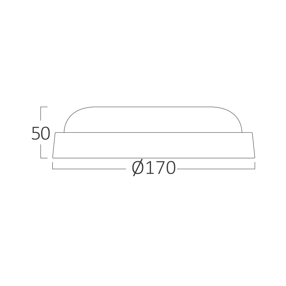 Braytron LED Feuchtraumleuchte 12 W, 1140 lm, IP54 Rund Wand- und Deckenleuchte, Weiß – Kellerlampe, Außenbeleuchtung, LED Lampe für Flur, Treppe, Garage, WC und Garten (Weiß, Rund, 3000 K) – Ansicht 7