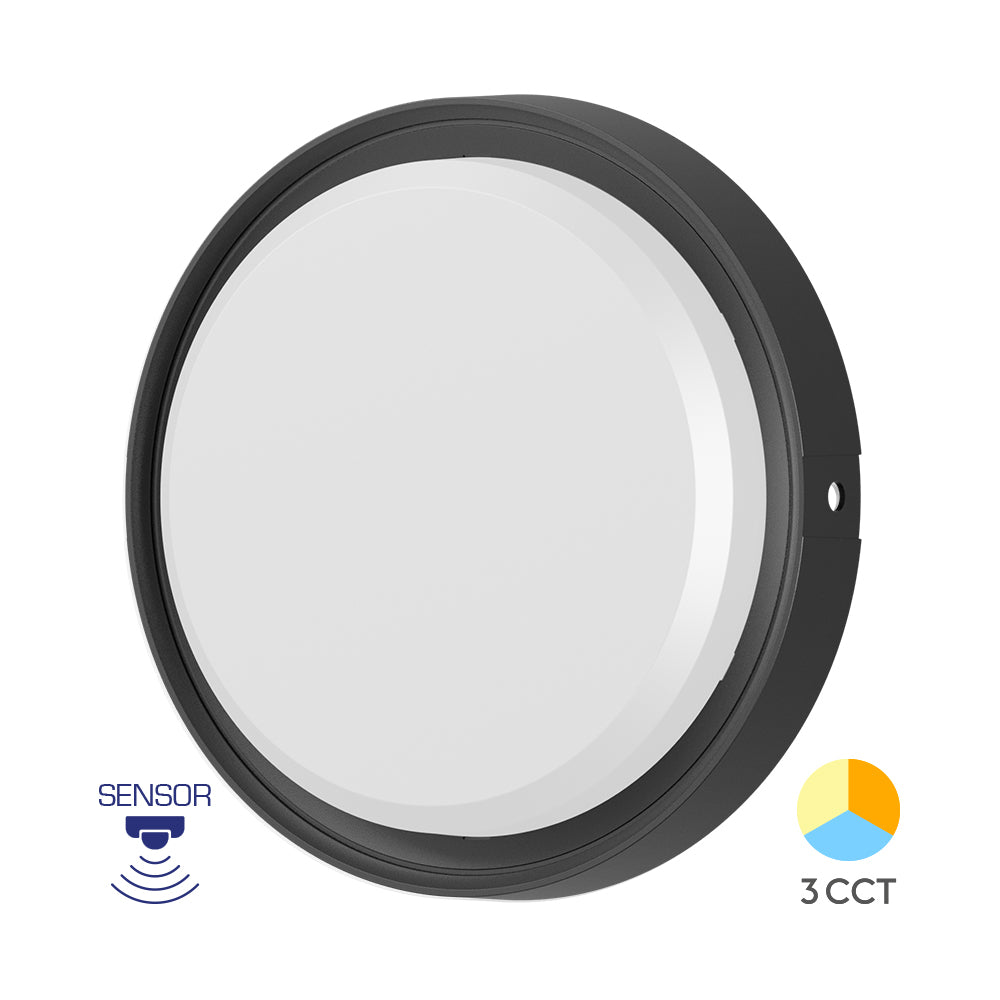 BRY-BULKHEAD-18W-RND-BLC-SNS-3IN1-IP65-LED BULKHEA – BC18-30781