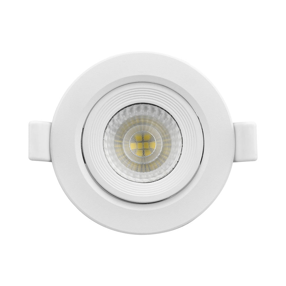 Braytron LED Deckenleuchte 5W 238 V Anschluss Neutralweiß 4000K, 400 Lumen, IP20 Deckenlampe für Wohnzimmer, Küche, Flur (Weiß) – Ansicht 3