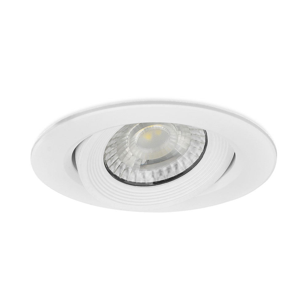 Spot LED encastrable 5W blanc froid 6500K – Orientable Ø75mm | Atelier & bureau – BD02-00530
