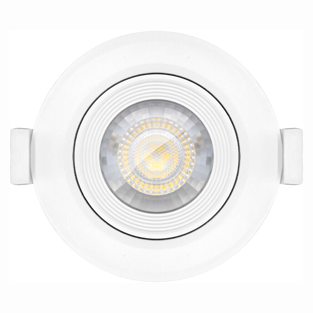 Braytron Schwenkbarer LED Einbauspot 5W – 400 Lumen, 6500K Kaltweiß, 38° Abstrahlwinkel – Nicht dimmbar – Deckenspot Ø 75-80mm – Einbauleuchte für Innenräume, Decke, Büro, Küche – Ansicht 4