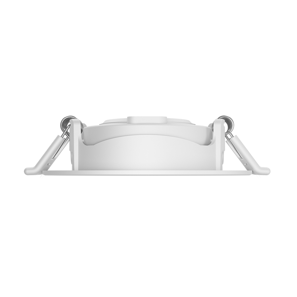 Braytron LED Einbaustrahler 10W 3CCT schwenkbar 950lm Ø112mm Einbauspot flach 33mm Deckenspot 230V warmweiß/neutralweiß/kaltweiß weißer Rahmen Ø90mm Ausschnitt Innenbeleuchtung – Ansicht 6