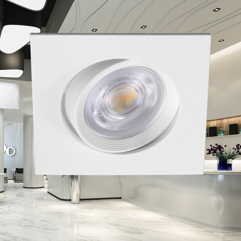 Braytron LED Deckenleuchte 7W 257 V Anschluss Warmweiß, Neutralweiß, Kaltweiß 3IN1, 750 Lumen, IP20 Deckenlampe für Wohnzimmer, Küche, Flur (Weiß) – Ansicht 6