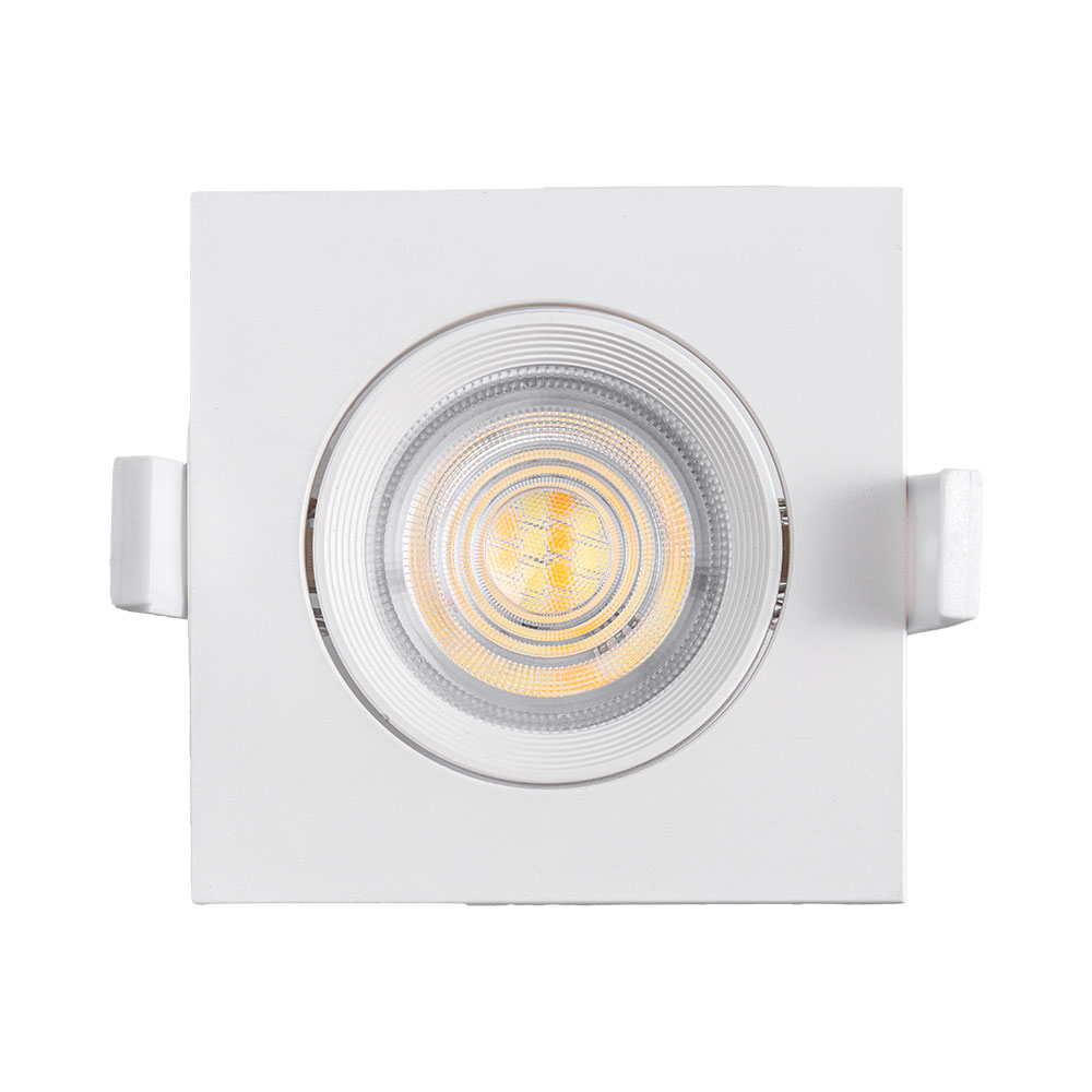 Braytron LED Deckenleuchte 7W 257 V Anschluss Warmweiß, Neutralweiß, Kaltweiß 3IN1, 750 Lumen, IP20 Deckenlampe für Wohnzimmer, Küche, Flur (Weiß) – Ansicht 3