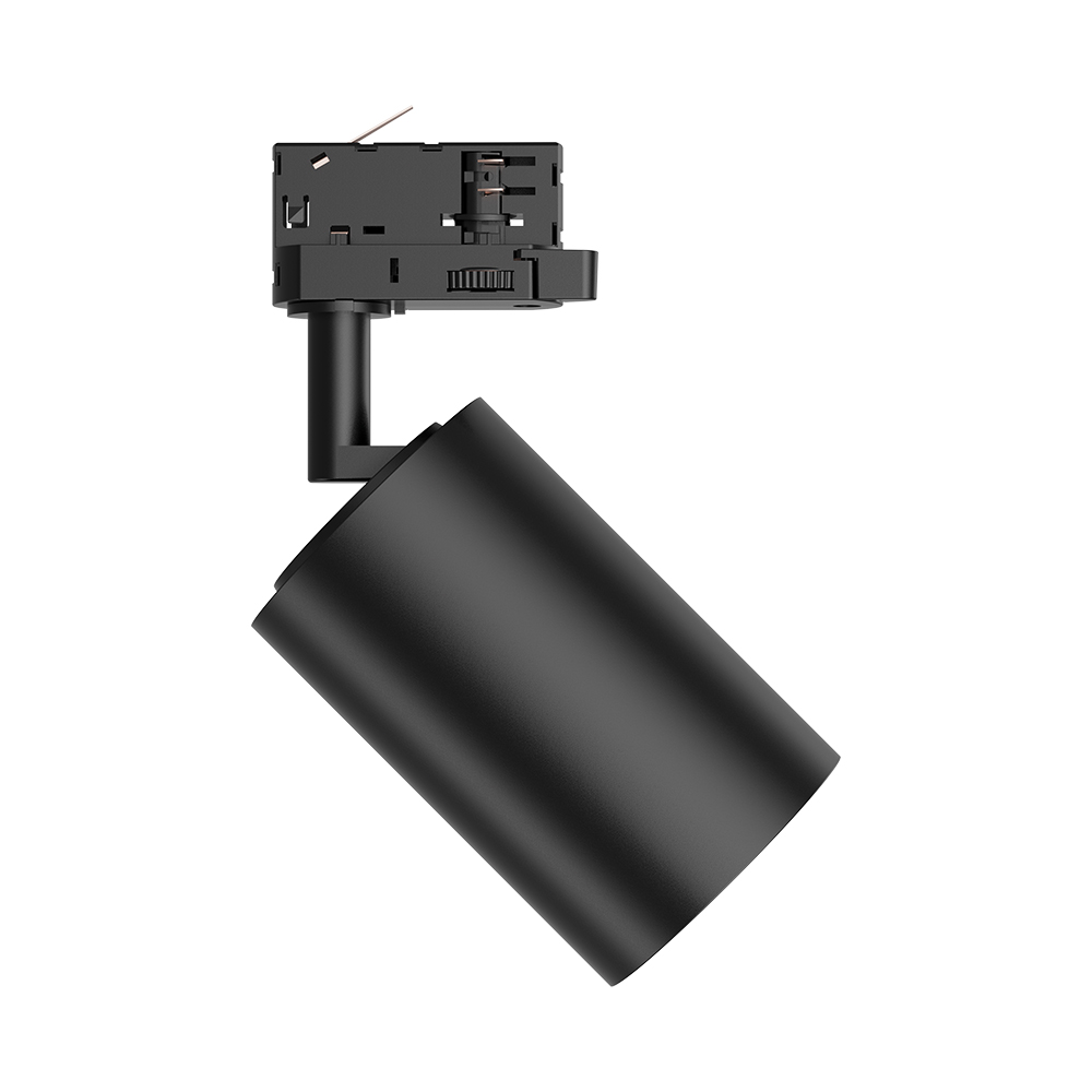 Braytron LED-Schienenstrahler 30 Watt 3-Phasen 4-Draht Dreh- und schwenkbares Schienenlicht 3CCT Warmweiß -Kaltweiß 3420 lm Aluminium Deckenleuchte für Innenbeleuchtung Schienensystem in schwarz – Ansicht 5