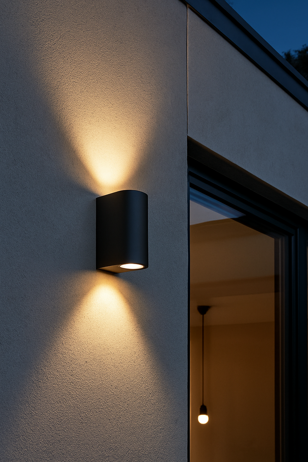 Braytron LED Strahler Außen Max.2×35W, IP44 wasserdicht, Fluter Flutlicht Außenstrahler (Dark Grey) – Ansicht 2