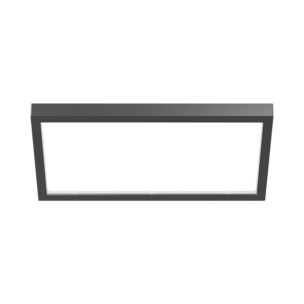Braytron LED Außenwandlampe 20W IP65 – 3in1CCT Farbwahl (3000K/4000K/6500K), Moderne Wandleuchte für außen, wetterfest, 2000 Lumen, Fassade, Garten, Eingang, Grau, energieeffizient schwarz – Ansicht 4