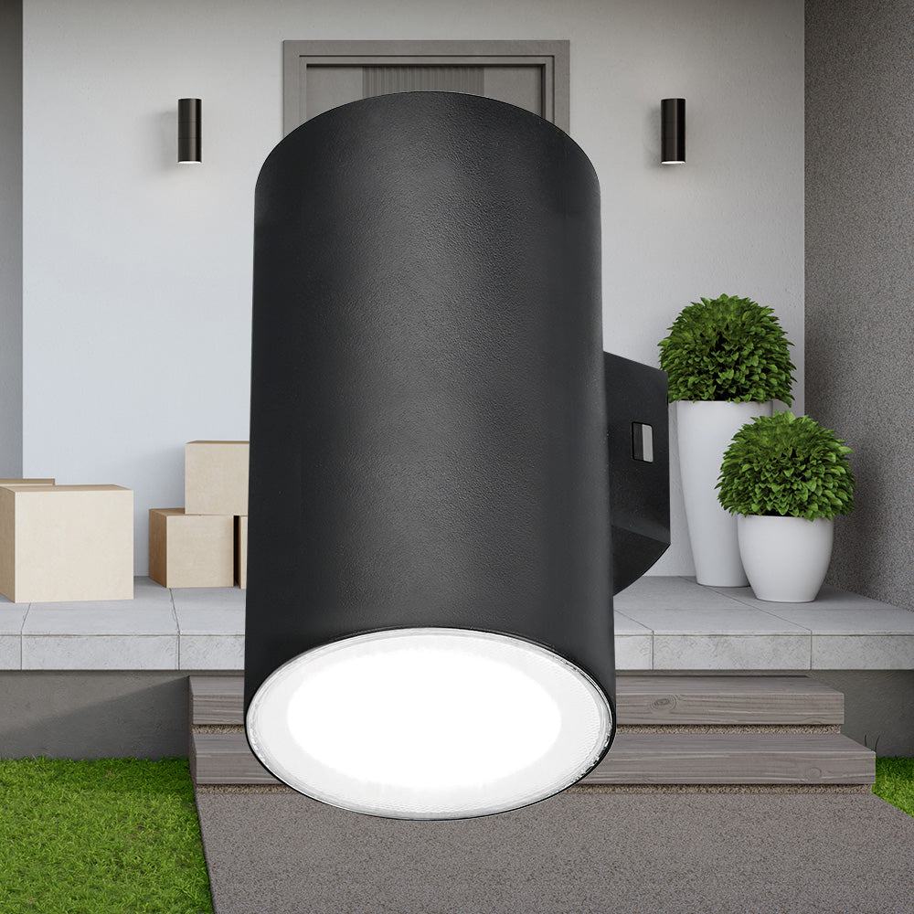 BRY-VEKTA-D-WL.2-GRY-2x9W-3IN1-IP65-WANDLAMP – BG38-02582