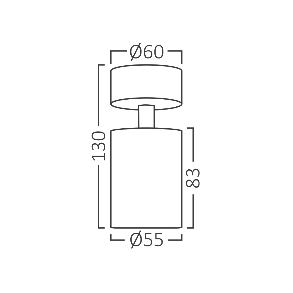 Braytron LED Deckenleuchte Max.1×35W GU10, IP20 Deckenlampe für Wohnzimmer, Küche, Flur (Weiß) – Ansicht 6