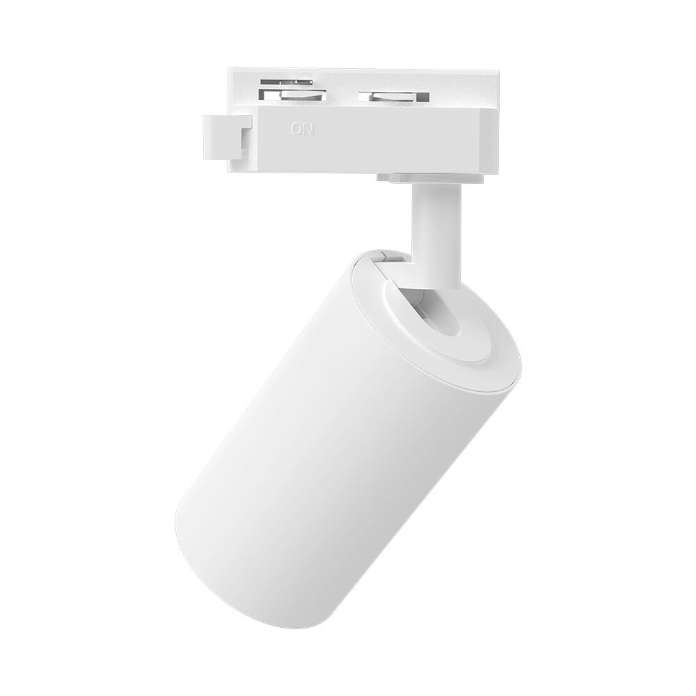 Braytron LED Schienenstrahler – LED Spot für 1-Phasen-Schienensystem – Dreh- & schwenkbar – Innenbeleuchtung für Shop, Galerie, Büro, Wohnzimmer – Tracklight, GU10, weiß – Ansicht 2