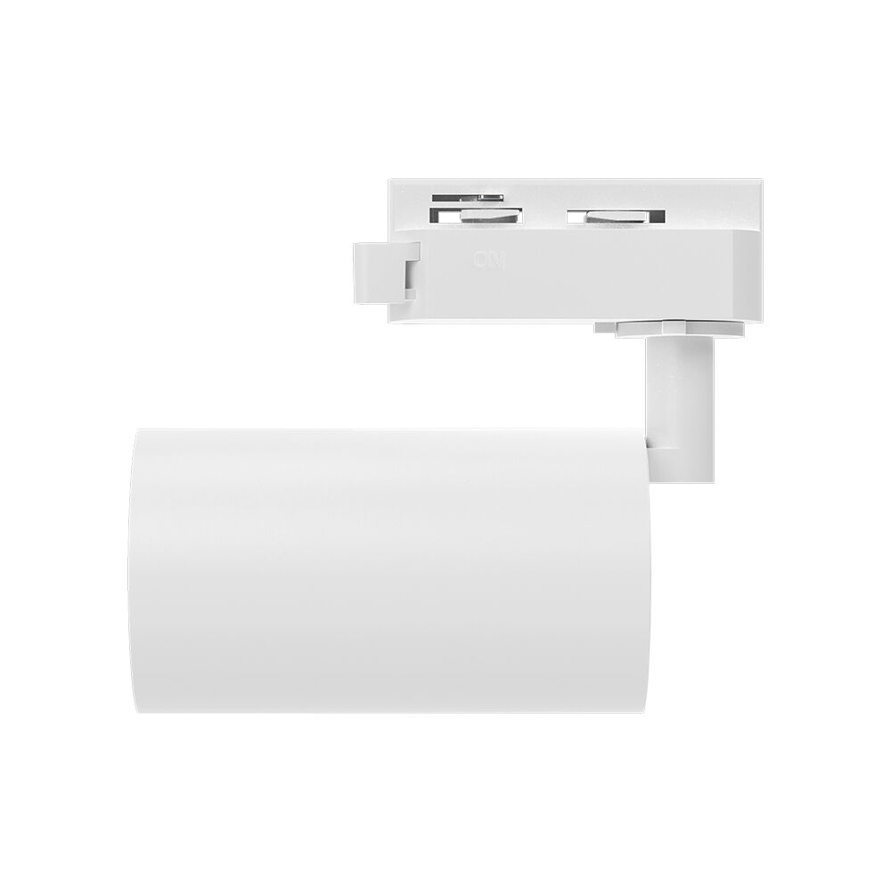 Braytron LED Schienenstrahler – LED Spot für 1-Phasen-Schienensystem – Dreh- & schwenkbar – Innenbeleuchtung für Shop, Galerie, Büro, Wohnzimmer – Tracklight, GU10, weiß – Ansicht 5