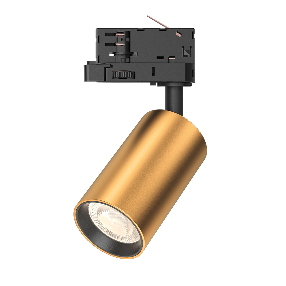 Braytron 3-fase railspot GU10 – Goud-zwart – Edel design & precies licht – BH04-60606