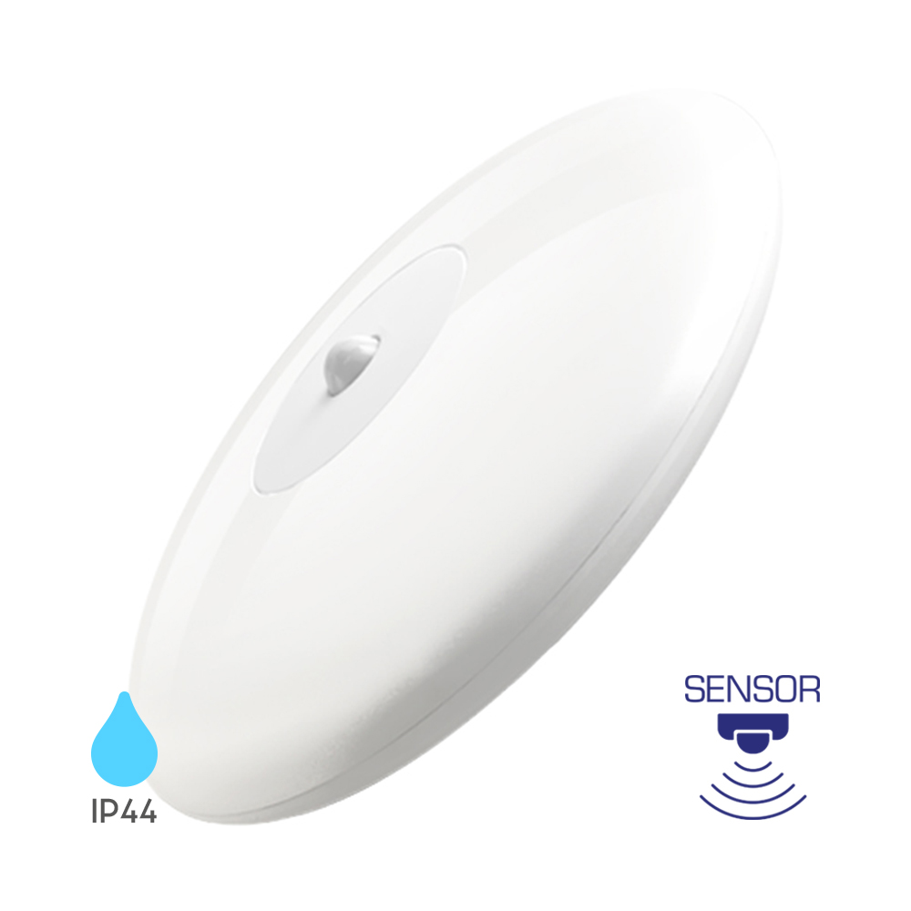 Braytron Jade LED Plafondlamp Ø26cm 18W met Bewegingssensor – Warmwit – BH15-01100