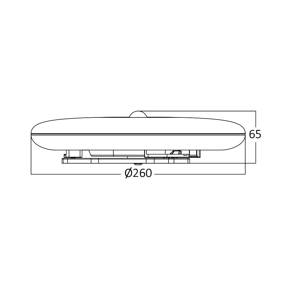 Braytron LED Deckenleuchte 18W Warmweiß 3000K, 1740 Lumen, IP44 Deckenlampe für Wohnzimmer, Küche, Flur (Weiß) – Ansicht 9