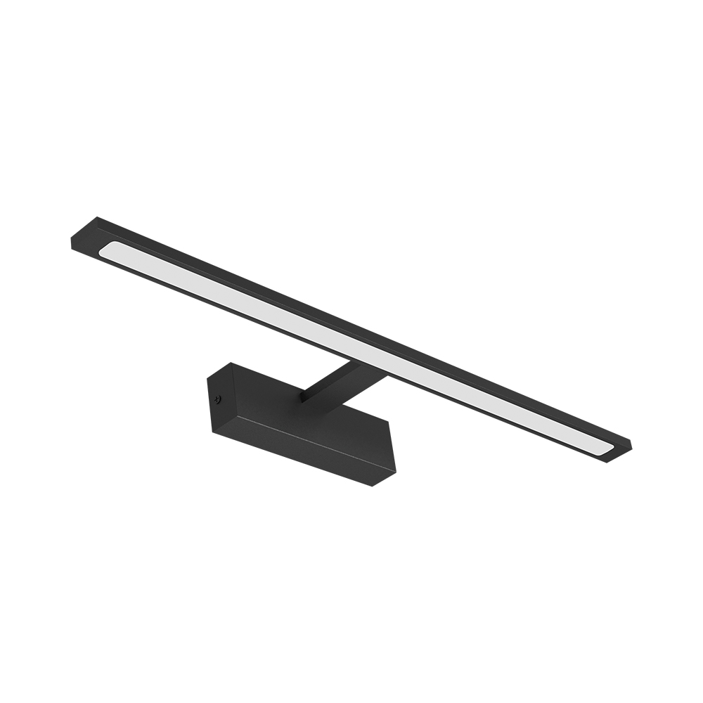 Braytron LED Spiegelleuchte Bad Spiegellampe Badlampe 60cm 3CCT IP44 Wandlampe Wandleuchte Schwarz/Chrom/Gold 12 Watt 900 Lumen (Schwarz) – Ansicht 3