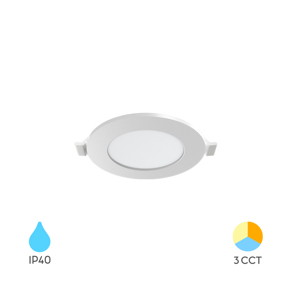 BRY-SMD-CRP-3W-RND-3INC-WHT-3IN1-LED PANEELLAMP – BP01-60380