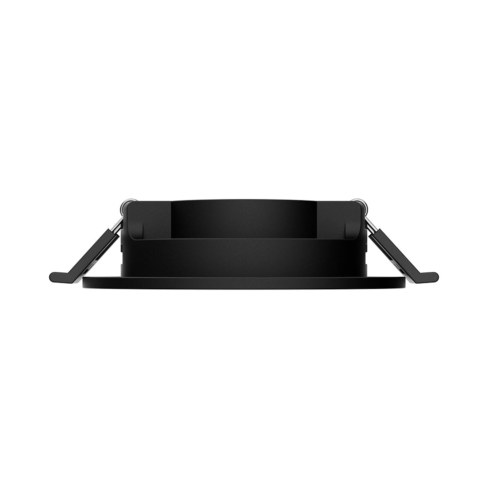 Braytron Ultraslim LED Einbaustrahler 3W Schwarz Ø85mm 3CCT 230V 220 Lumen IP20 Einbauspots 68mm Lochmaß 26mm Einbautiefe Warmweiß Neutralweiß Kaltweiß Nicht Dimmbar Deckenstrahler Flach Wohnraum Spot – Ansicht 8