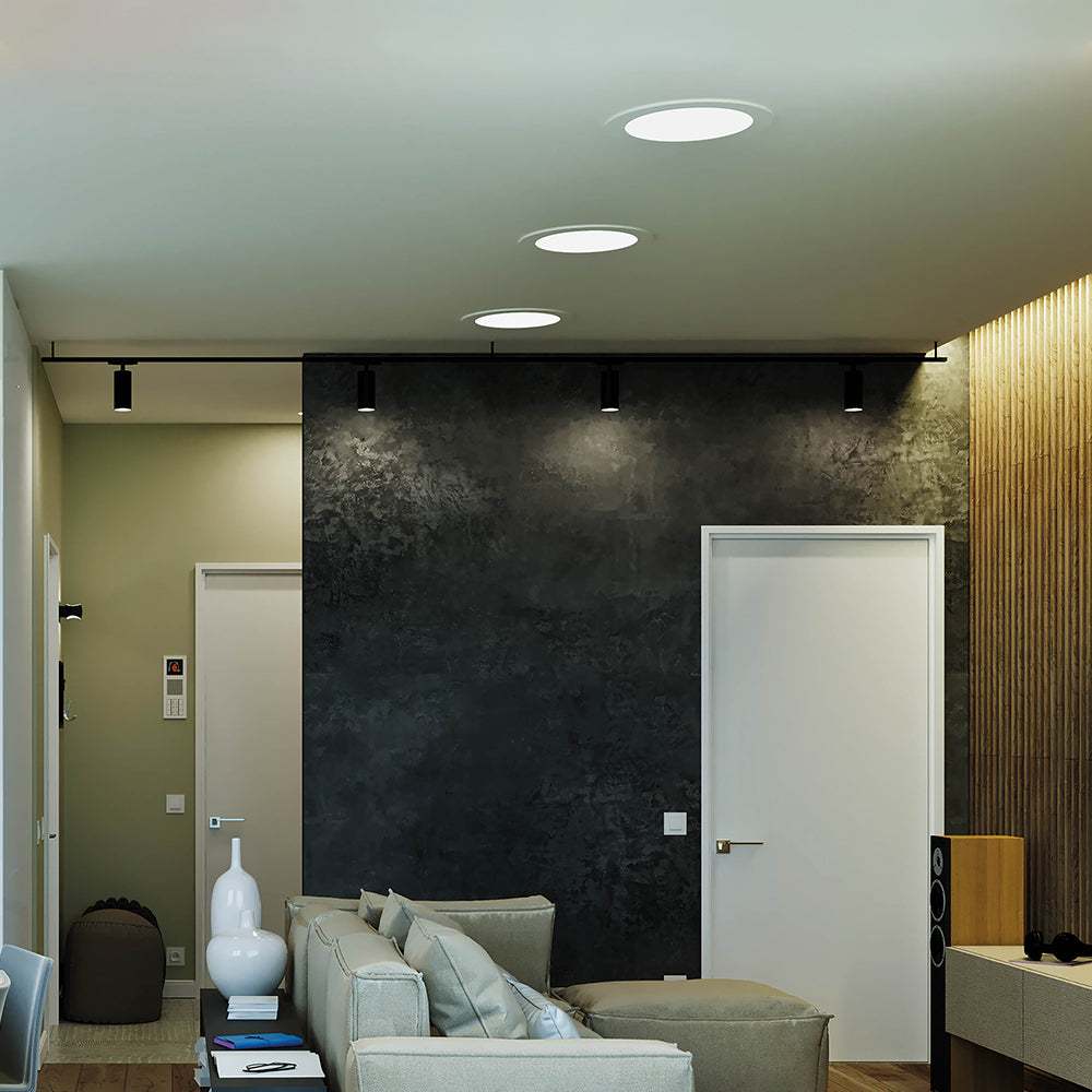 Braytron LED Deckenleuchte 9W 230V Anschluss Neutralweiß 4000K, 790 Lumen, IP40 Deckenlampe für Wohnzimmer, Küche, Flur (Weiß) – Ansicht 9