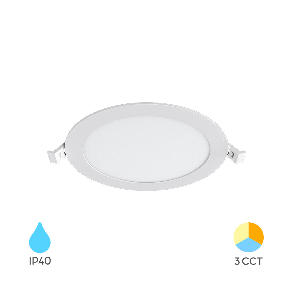 Spot LED Encastrable 12W – 3CCT Sélectionnable, Ø170mm, 1120 lumens – BP01-61280