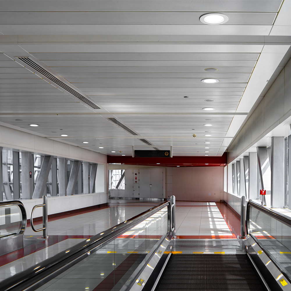 Braytron LED 15W Einbauleuchten 230V, 1440LM Einbaustrahler Flach 25mm Einbauspots Deckenspots mit ontigriertem Trafo Spotlight Flur, Wohnzimmer, Küche, Rund Panel (Weiß, 15W, 4000, Kelvin) – Ansicht 2
