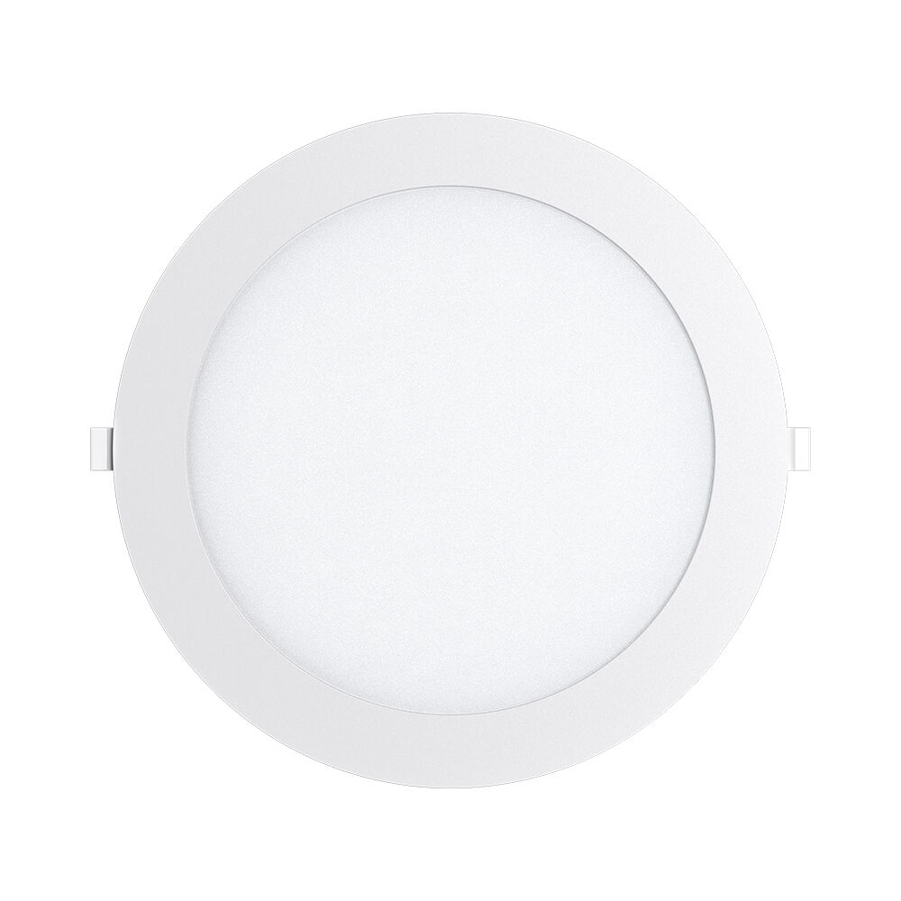 Braytron Ultraslim LED Einbaustrahler 18W Weiß Ø229mm 3CCT 230V 1760 Lumen IP40 Einbauspots 205mm Lochmaß 26mm Einbautiefe Warmweiß Neutralweiß Kaltweiß Nicht Dimmbar Deckenstrahler Flach Spot Panel – Ansicht 4