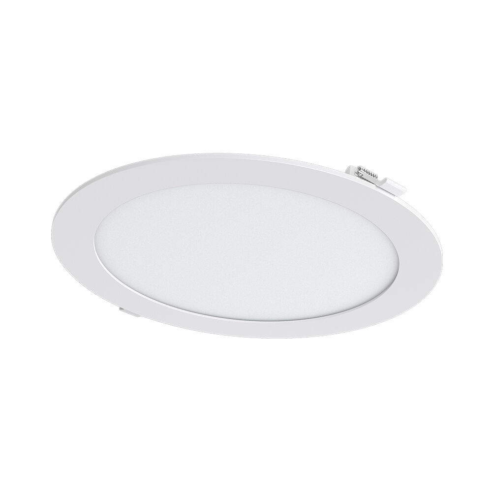 Braytron Ultraslim LED Einbaustrahler 18W Weiß Ø229mm 3CCT 230V 1760 Lumen IP40 Einbauspots 205mm Lochmaß 26mm Einbautiefe Warmweiß Neutralweiß Kaltweiß Nicht Dimmbar Deckenstrahler Flach Spot Panel – Ansicht 6