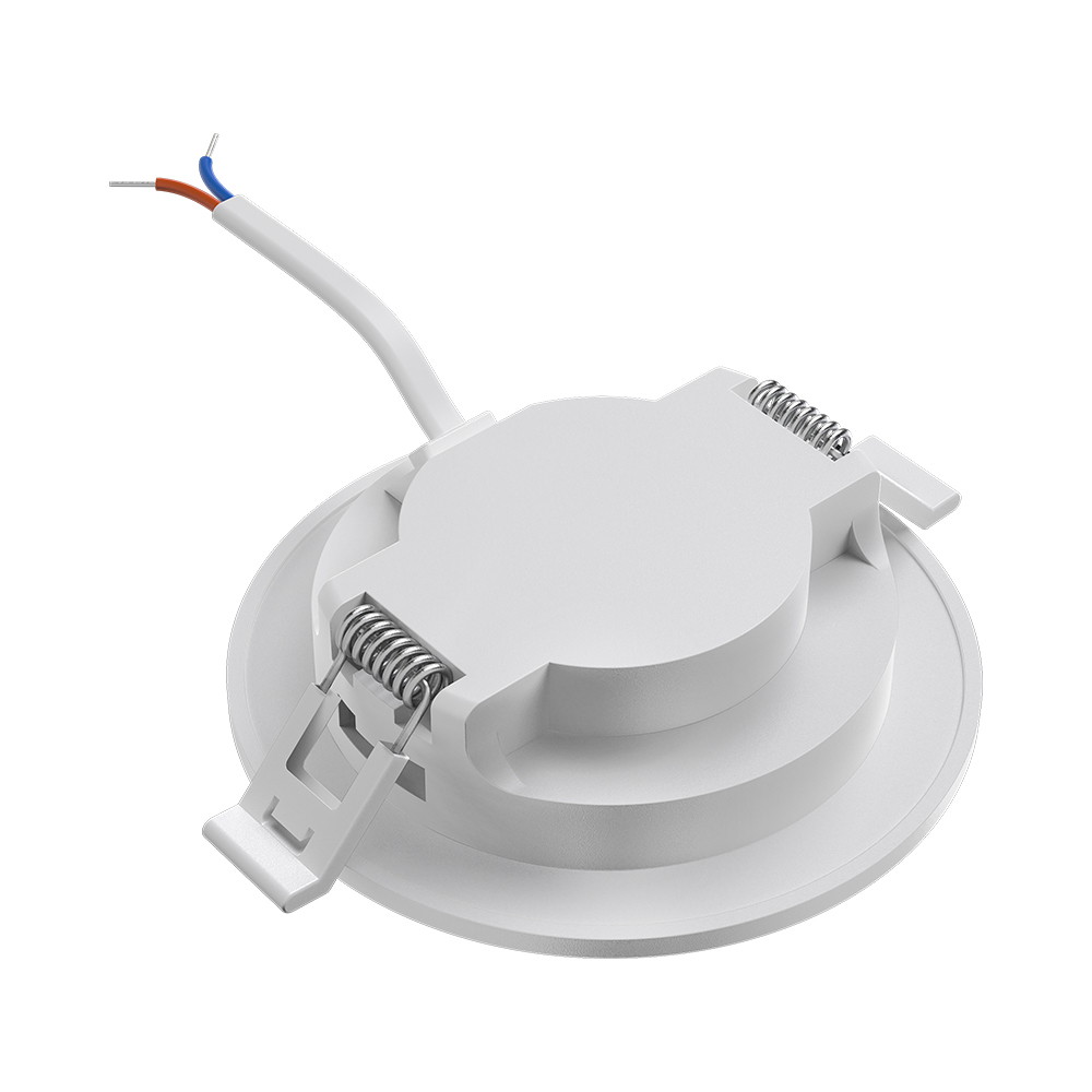 Braytron Ultraslim LED Einbaupanel Spot 4W Ø68mm Rund Dimmbar 3 Lichtfarben 3000K 4000K 6500K CCT 230V IP20 Deckenspot Weiß – Ansicht 3