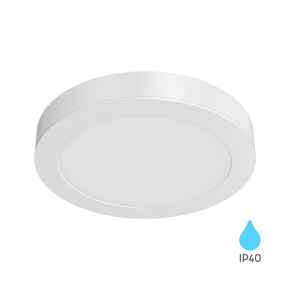 Panneau LED Rond 18W – Blanc Chaud 3000K, 1760 lumens, IP40 – BP03-61800
