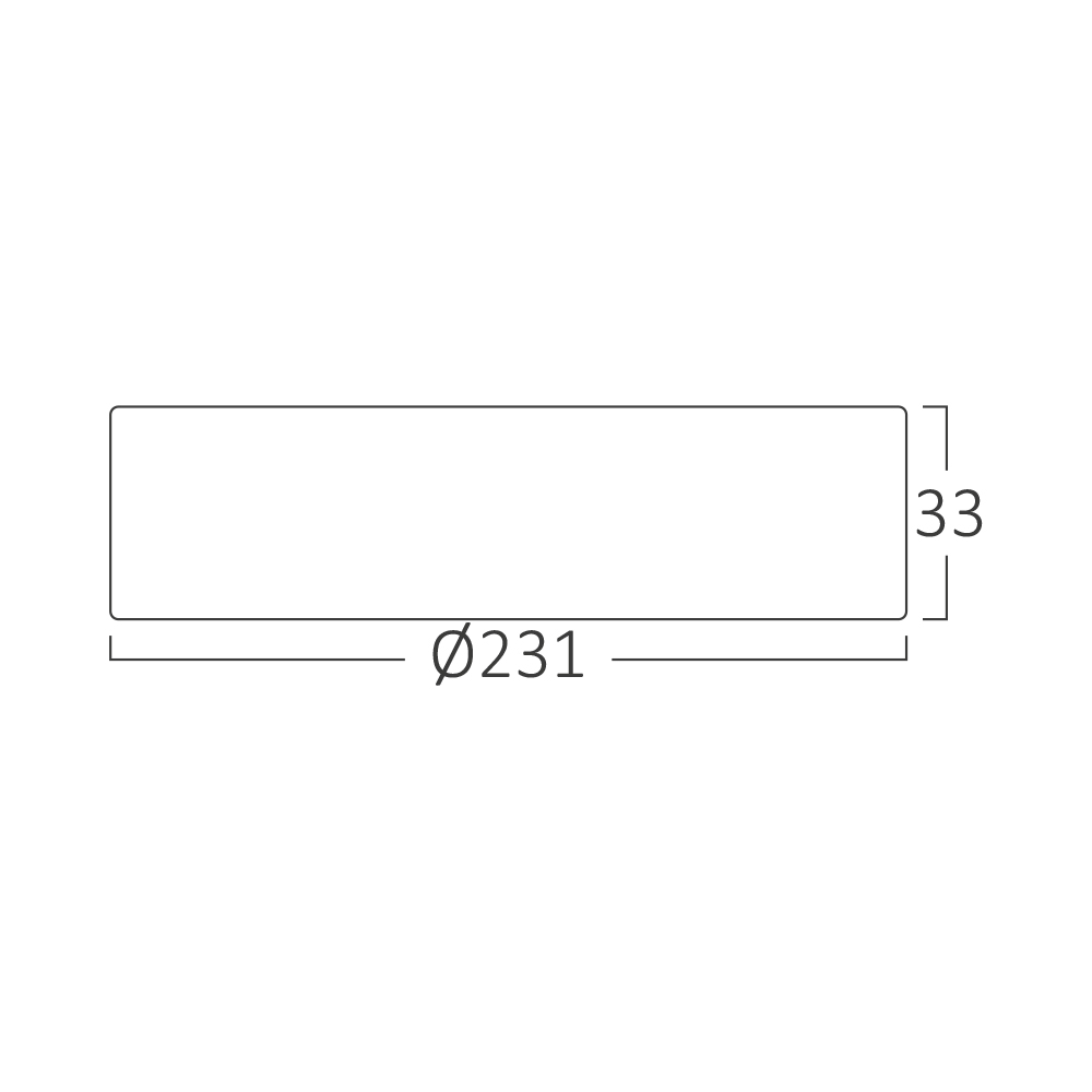 Braytron LED Aufbauleuchte Deckenleuchte Rund Ø231mm IP40 18 Watt 1760 Lumen Kaltweiß 6500K – Ansicht 6