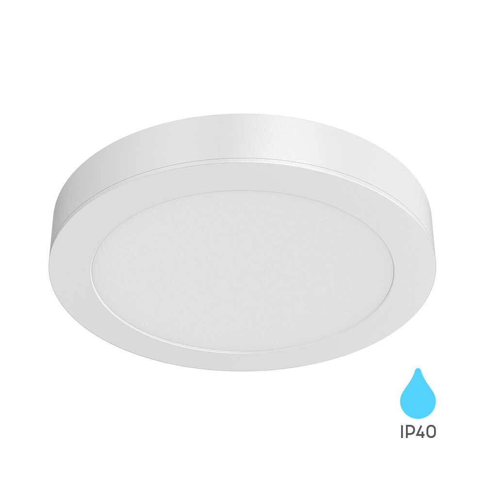 Panneau LED Rond 24W – Blanc Chaud 3000K, 2400 lumens, IP40 – BP03-62400