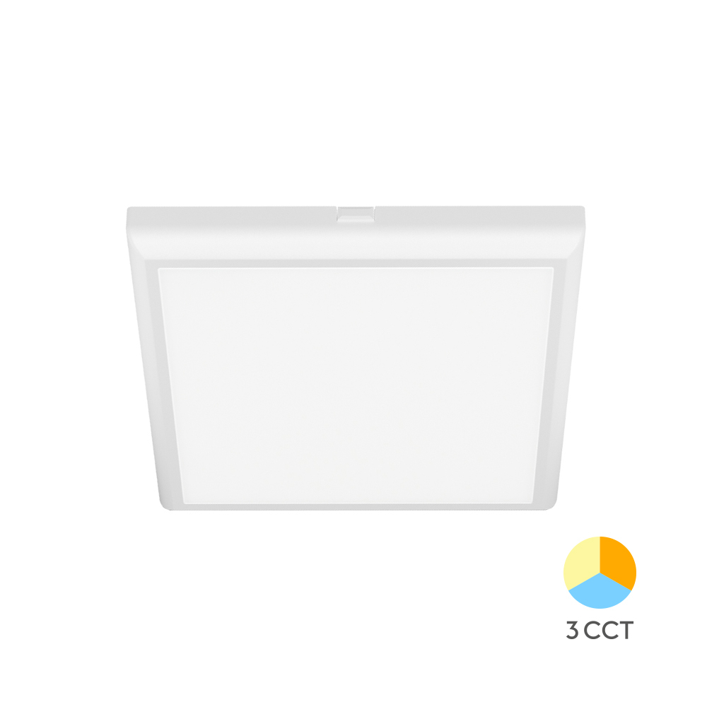 Panneau LED carré rétroéclairé 20W – 3 teintes sélectionnables (3000K / 4000K / 6500K) – BP04-72080