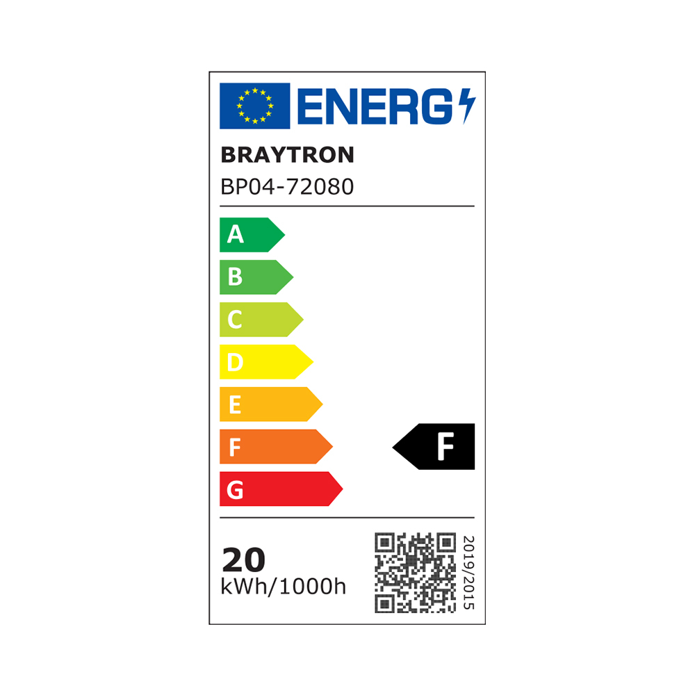 Braytron LED Deckenleuchte 20W 230V Anschluss Warmweiß, Neutralweiß, Kaltweiß 3IN1, 2000 Lumen, IP40 Deckenlampe für Wohnzimmer, Küche, Flur (Weiß) – Ansicht 7