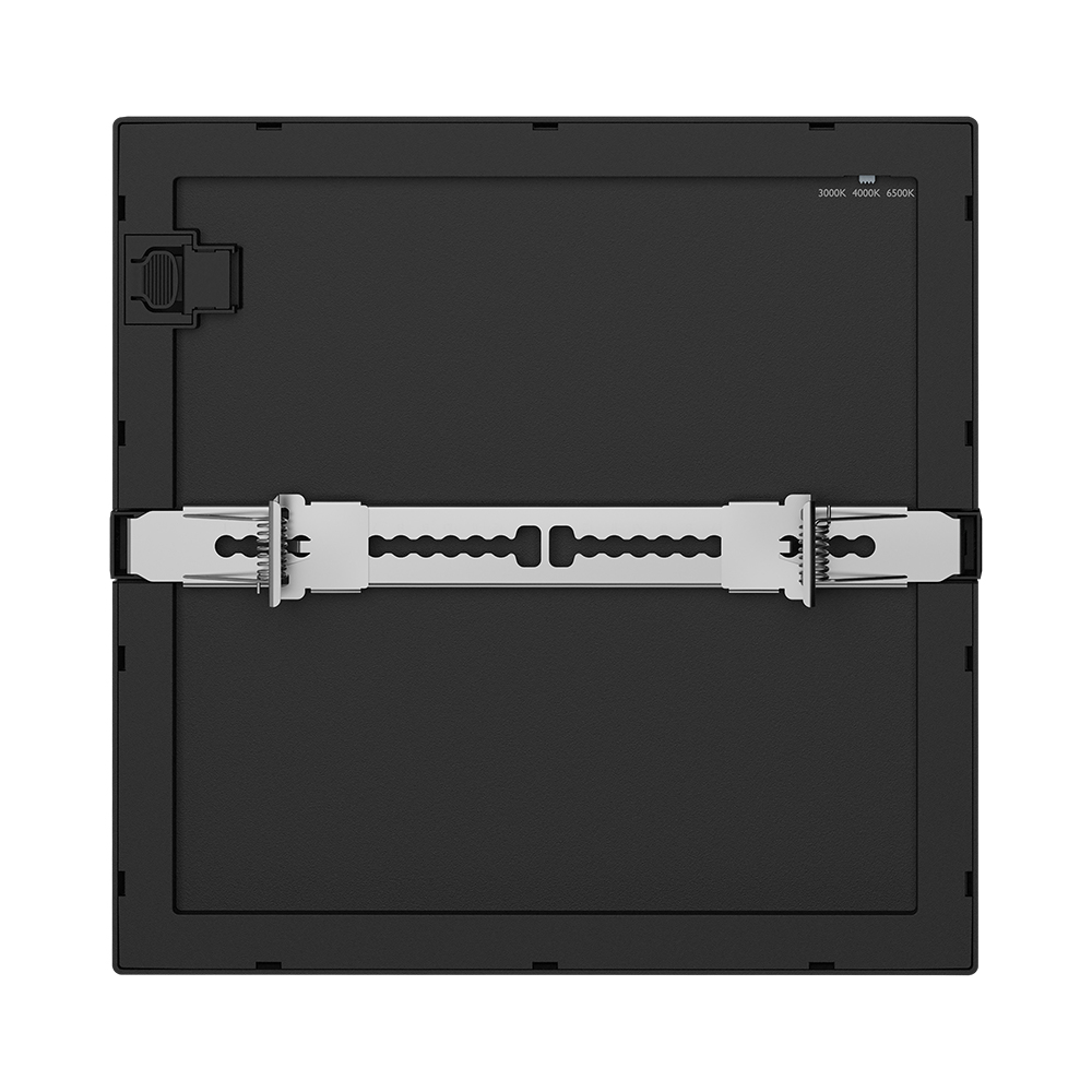 Braytron LED Deckenleuchte 20W 230V Anschluss Warmweiß, Neutralweiß, Kaltweiß 3IN1, 2000 Lumen, IP40 Deckenlampe für Wohnzimmer, Küche, Flur (Schwarz) – Ansicht 6