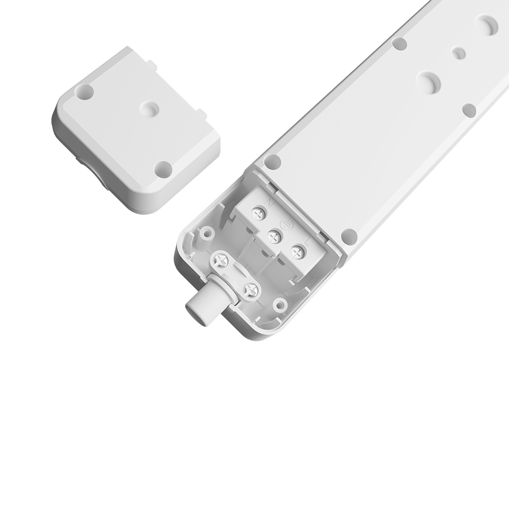 Braytron Mehrfachsteckdose 3-Fach ohne Kabel, mit beleuchtetem EIN-/Ausschalter, 3680W, Kindersicherung, Steckdosenleiste für individuelle Installation mit Clip-System – Ansicht 3