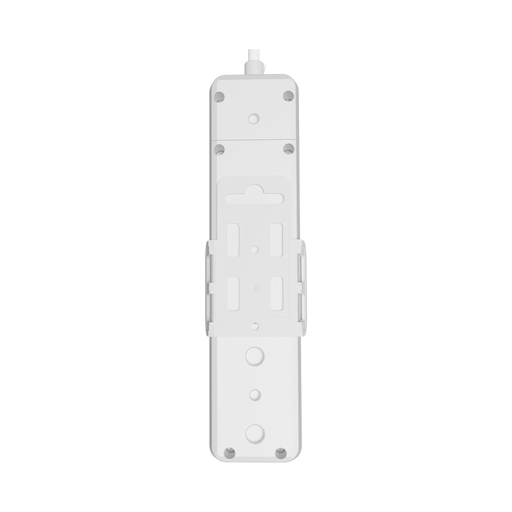 Braytron Mehrfachsteckdose 3-Fach ohne Kabel, mit beleuchtetem EIN-/Ausschalter, 3680W, Kindersicherung, Steckdosenleiste für individuelle Installation mit Clip-System – Ansicht 2