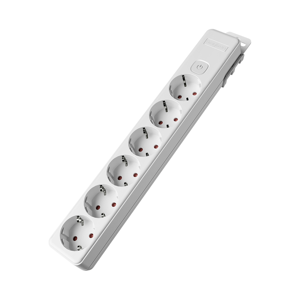 Multiprise 6 prises avec interrupteur – sans câble, protection enfants – BY72-00260