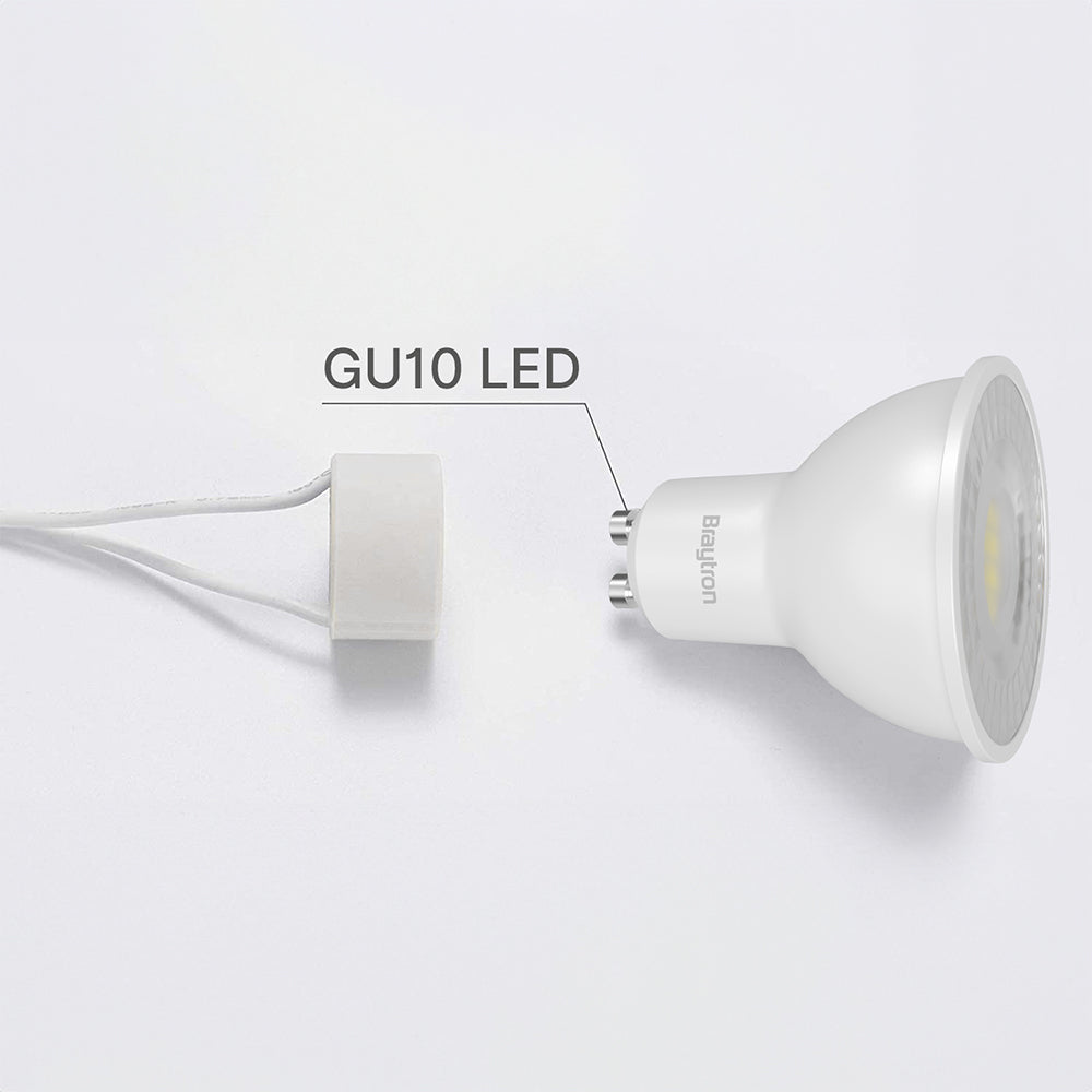 Braytron GU10 Keramikfassung 230V – Sockel/Lampenfassung für LED & Halogen – Ansicht 3